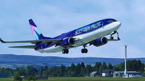 Scottish_Pilot Blue 4K package - PMDG 737-800 + BBJ2
