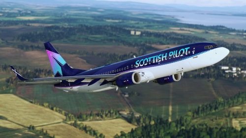 Scottish_Pilot Blue 8K package - PMDG 737-800 + BBJ2