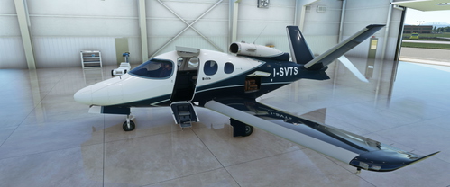 SF50 Vision Jet G2 Xi fictional livery I-SVTS & Custom reg.