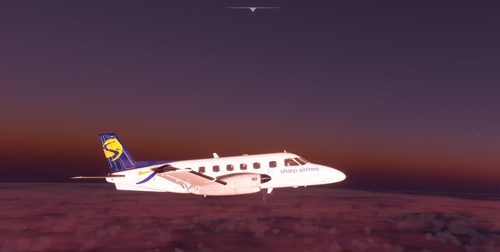 Sharp Airlines EMB-110P1 bandeirante