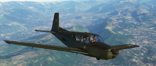 SIAI Marchetti S205 olive-brown I-VNZA