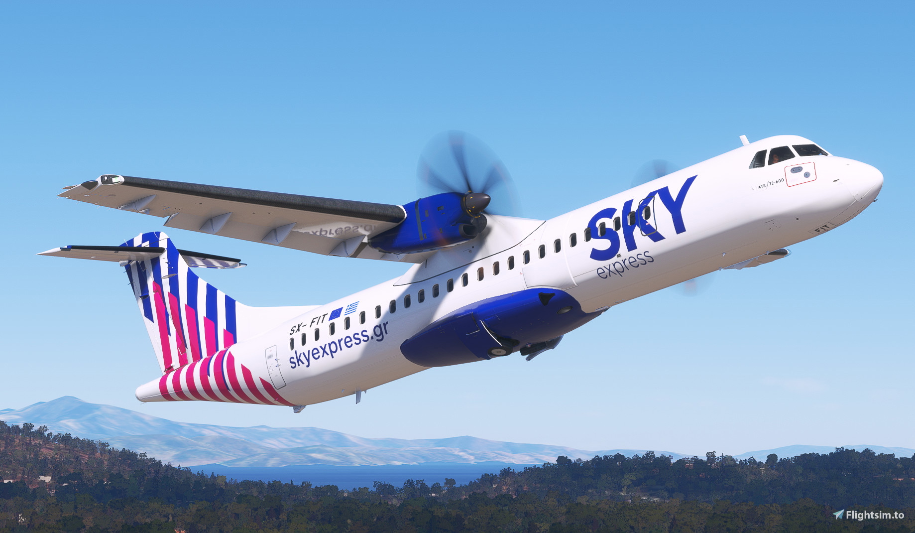 Sky Express fleet - Asobo ATR 72-600 - Image 1