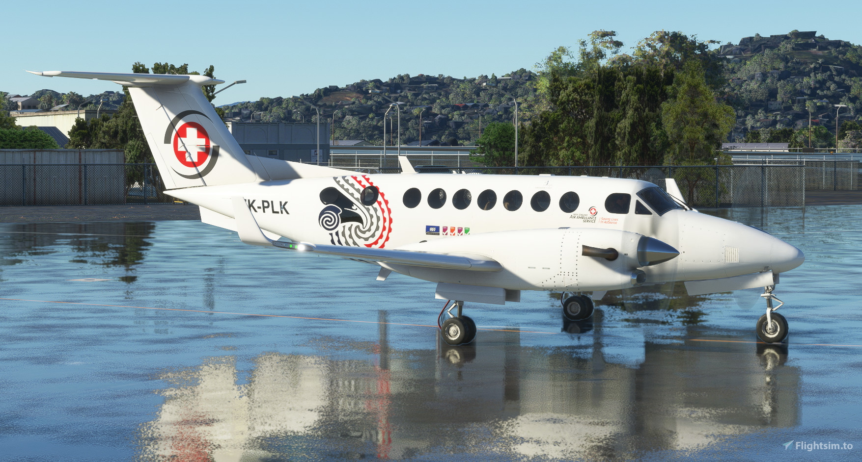 Skyline Aviation ZK-PLK - Hawke's Bay Air Ambulance (New
