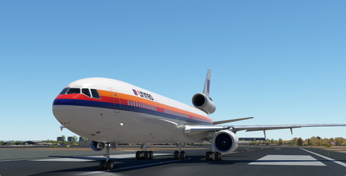 Skysim MD-11 - United "Saul Bass" phase 1 & 2