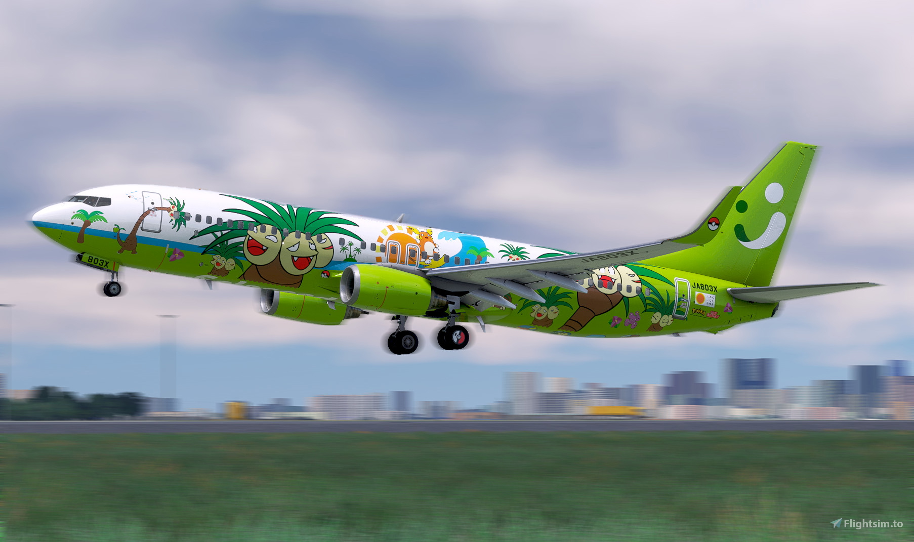 Solaseed Air (Nassi Jet) JA803X - PMDG 737-800 for Microsoft 