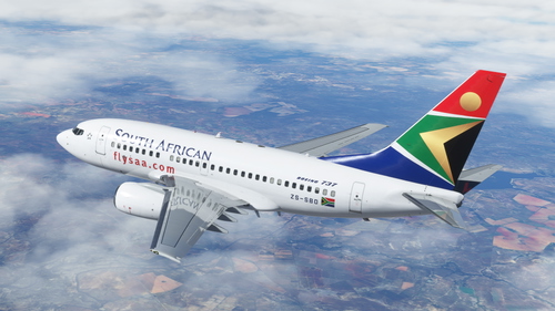 South African Airways Boeing 737-600 PMDG ZS-SBO