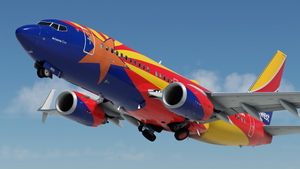 Southwest Airlines "Arizona One" w/Cabin PMDG 737-7H4 thumbnail 1