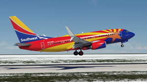 Southwest Airlines "Arizona One" w/Cabin PMDG 737-7H4 thumbnail 2