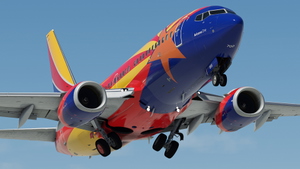 Southwest Airlines "Arizona One" w/Cabin PMDG 737-7H4 thumbnail 3