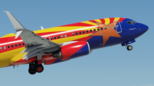 Southwest Airlines "Arizona One" w/Cabin PMDG 737-7H4 thumbnail 4