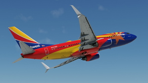 Southwest Airlines "Arizona One" w/Cabin PMDG 737-7H4 thumbnail 6