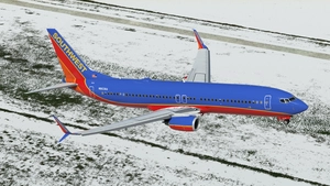Southwest Airlines "Canyon Blue" [Pack] w/Cabin PMDG 737-800 thumbnail 3