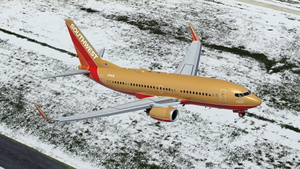 Southwest Airlines "Classic One" w/Cabin PMDG 737-7H4 thumbnail 3
