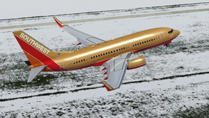 Southwest Airlines "Classic One" w/Cabin PMDG 737-7H4 thumbnail 10