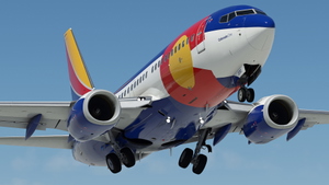 Southwest Airlines "Colorado One" w/Cabin PMDG 737-7H4 thumbnail 2