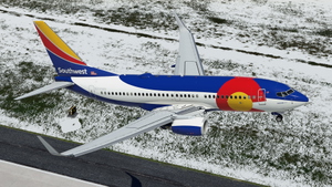 Southwest Airlines "Colorado One" w/Cabin PMDG 737-7H4 thumbnail 6