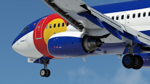 Southwest Airlines "Colorado One" w/Cabin PMDG 737-7H4 thumbnail 3