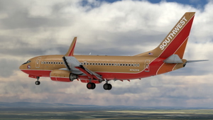 Southwest Airlines "Desert Gold" [Pack] w/Cabin PMDG 737-7H4 thumbnail 7