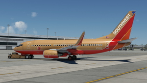 Southwest Airlines "Desert Gold" [Pack] w/Cabin PMDG 737-7H4 thumbnail 15