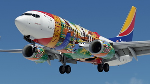 Southwest Airlines "Florida One" w/Cabin PMDG 737-7H4 thumbnail 1