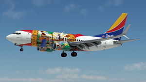 Southwest Airlines "Florida One" w/Cabin PMDG 737-7H4 thumbnail 7