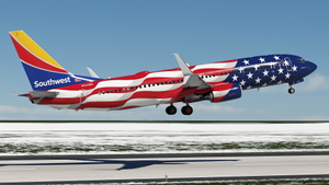 Southwest Airlines "Freedom One" w/Cabin PMDG 737-8H4 thumbnail 11