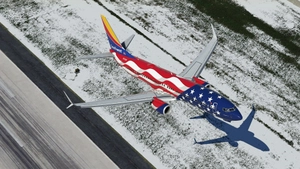 Southwest Airlines "Freedom One" w/Cabin PMDG 737-8H4 thumbnail 10