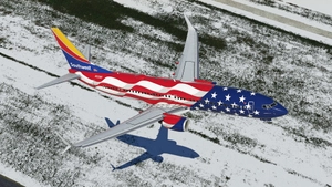 Southwest Airlines "Freedom One" w/Cabin PMDG 737-8H4 thumbnail 5