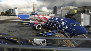 Southwest Airlines "Freedom One" w/Cabin PMDG 737-8H4 thumbnail 9