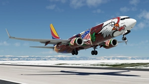 Southwest Airlines "Illinois One" w/Cabin PMDG 737-8H4 thumbnail 12