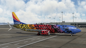 Southwest Airlines "Imua One" w/Cabin PMDG 737-8 thumbnail 4