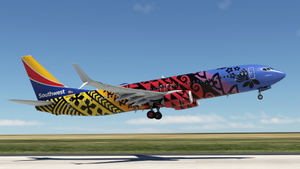 Southwest Airlines "Imua One" w/Cabin PMDG 737-8 thumbnail 8