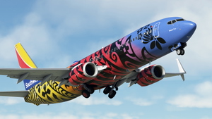 Southwest Airlines "Imua One" w/Cabin PMDG 737-8 thumbnail 9