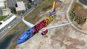 Southwest Airlines "Imua One" w/Cabin PMDG 737-8 thumbnail 10