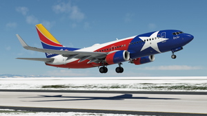 Southwest Airlines "Lone Star One" w/Cabin PMDG B737-7H4 thumbnail 3