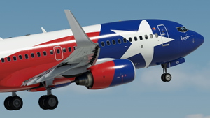 Southwest Airlines "Lone Star One" w/Cabin PMDG B737-7H4 thumbnail 2