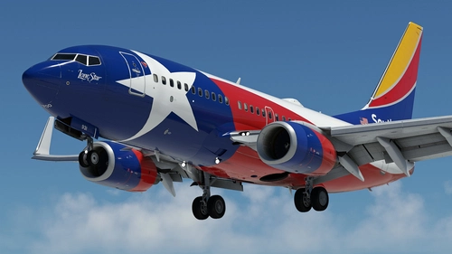Southwest Airlines "Lone Star One" w/Cabin PMDG B737-7H4