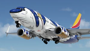 Southwest Airlines "Louisiana One" w/Cabin PMDG 737-7H4 thumbnail 1