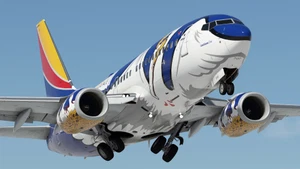 Southwest Airlines "Louisiana One" w/Cabin PMDG 737-7H4 thumbnail 6