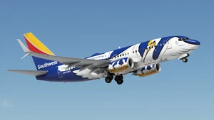 Southwest Airlines "Louisiana One" w/Cabin PMDG 737-7H4 thumbnail 7