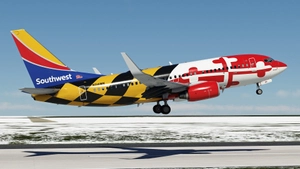 Southwest Airlines "Maryland One" w/Cabin PMDG 737-7H4 thumbnail 3