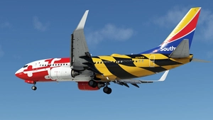 Southwest Airlines "Maryland One" w/Cabin PMDG 737-7H4 thumbnail 5