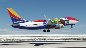 Southwest Airlines "Missouri One" w/Cabin PMDG 737-7H4 thumbnail 7