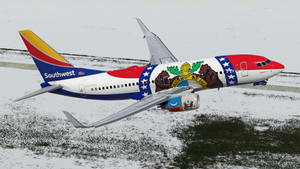 Southwest Airlines "Missouri One" w/Cabin PMDG 737-7H4 thumbnail 5