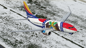Southwest Airlines "Missouri One" w/Cabin PMDG 737-7H4 thumbnail 3