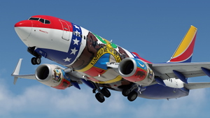 Southwest Airlines "Missouri One" w/Cabin PMDG 737-7H4 thumbnail 1