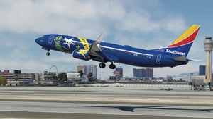 Southwest Airlines "Nevada One" w/Cabin PMDG 737-8H4 thumbnail 2