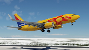 Southwest Airlines "New Mexico One" w/Cabin PMDG 737-7H4 thumbnail 6