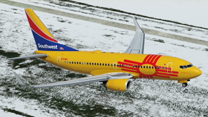 Southwest Airlines "New Mexico One" w/Cabin PMDG 737-7H4 thumbnail 2