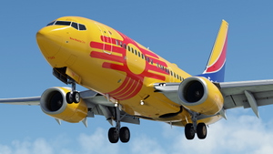 Southwest Airlines "New Mexico One" w/Cabin PMDG 737-7H4 thumbnail 1